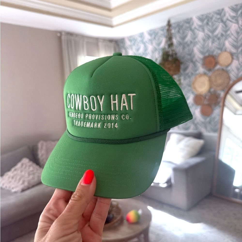 Free People Trucker Hat green